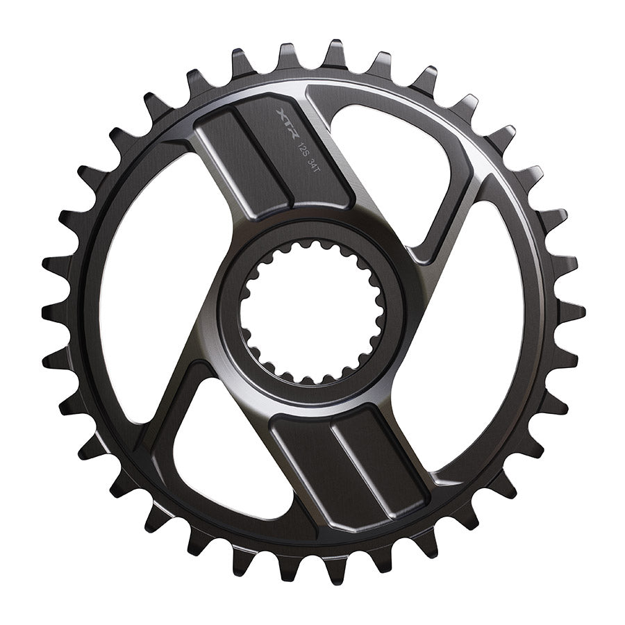 Shimano, XTR SM-CRM96, Chainring, Teeth: 34, Speed: 12, Front, Aluminum, Black, ISMCRM96AA4