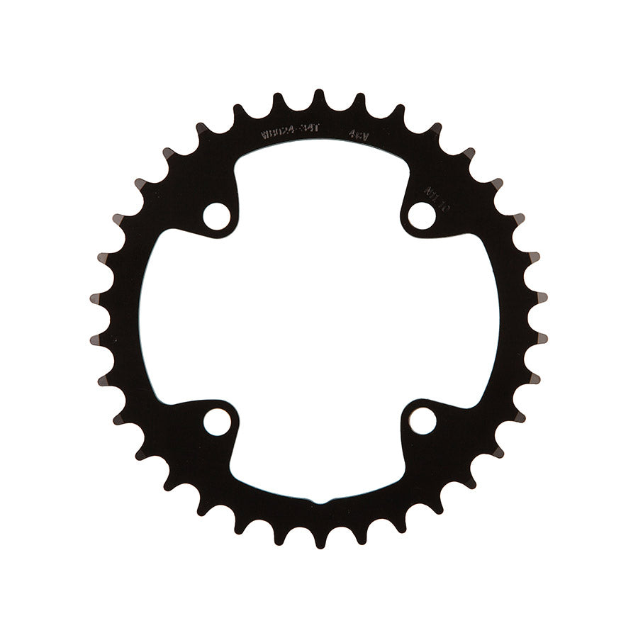 FSA, Omega/Vero Pro Road, Chainring, Teeth: 34, Speed: 10/11, BCD: 90, Bolts: 4, Inner, Steel, Black