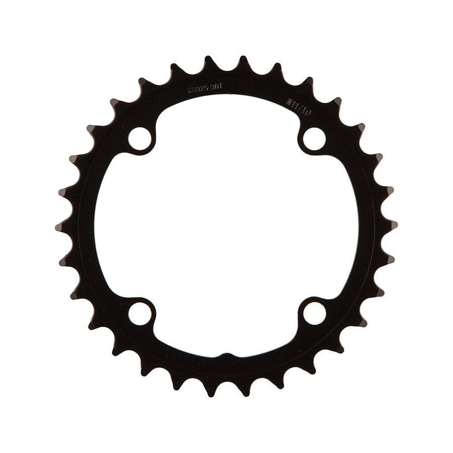 FSA, Omega/Vero Pro Road, Chainring, Teeth: 30, Speed: 10/11, BCD: 90, Bolts: 4, Inner, Steel, Black