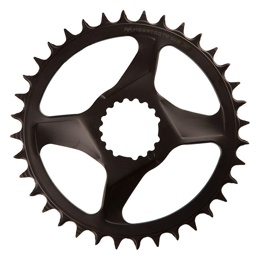 FSA, Comet DM Megatooth, Chainring, Teeth: 36, Speed: 12, BCD: Direct Mount, Single, Stainless Steel, Silver
