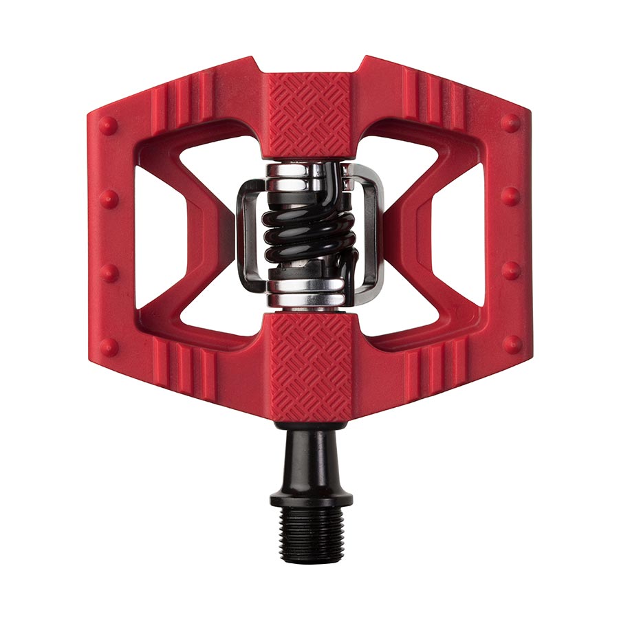 crankbrothers, DOUBLESHOT 1, Pedals, Body: Composite, Spindle: Cr-Mo, 9/16'', Red, Pair