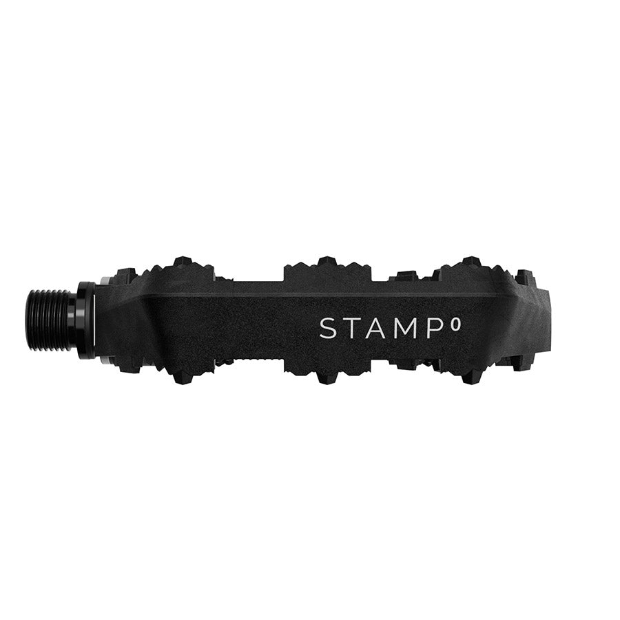 crankbrothers, STAMP 0, Platform Pedals, Body: Composite, Spindle: Cr-Mo/Steel, 9/16'', Black, Small, Pair