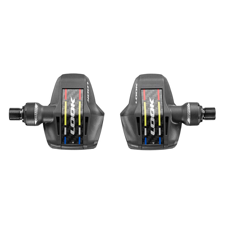 Look, Keo Blade Ti Ceramic 12, Pedals, Body: Carbon, Spindle: Titanium, 9/16'', Black, Pair