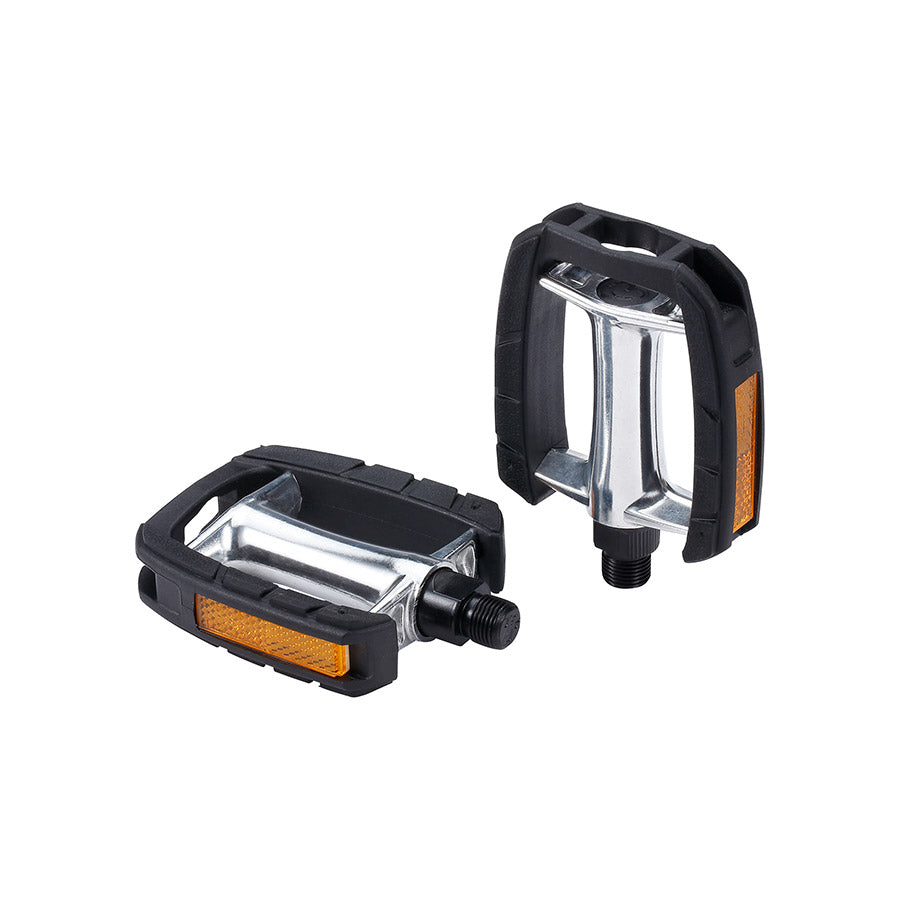 BBB Cycling, BPD-45B SteadyRest 2.0, Pedals, Body: Alloy, Spindle: Cr-Mo, 9/16'', Black, Pair