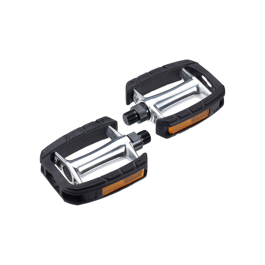 BBB Cycling, BPD-45B SteadyRest 2.0, Pedals, Body: Alloy, Spindle: Cr-Mo, 9/16'', Black, Pair