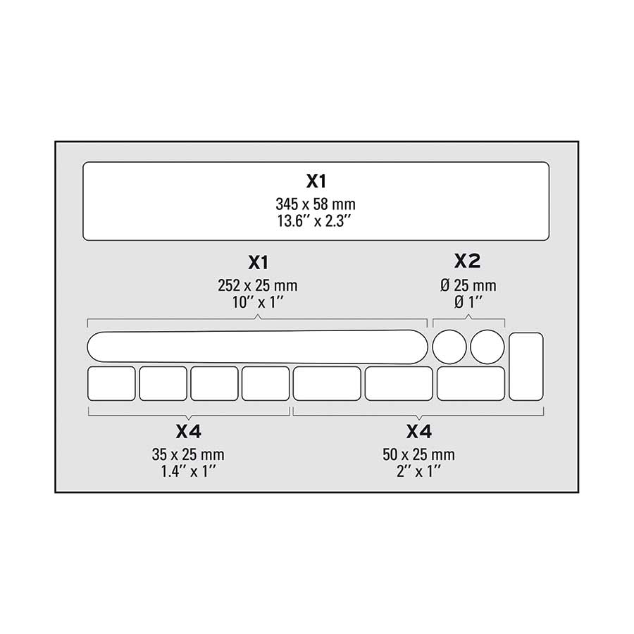 Zéfal, Skin Armor, Frame protection, L, (14 Stickers)