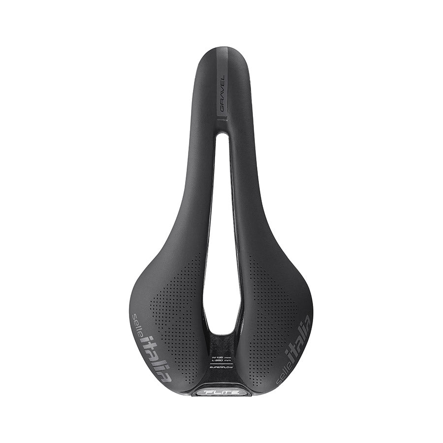 Selle Italia, Flite Boost Gravel Superflow S, Saddle, 250 x 135mm, Men, 228g, Black