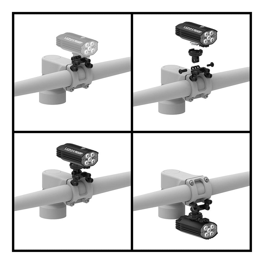 Lezyne, Flexi, Satin Black, Mount, Satin Black