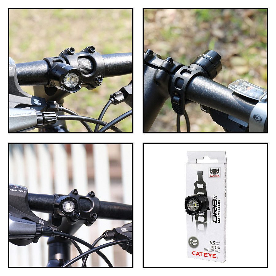 CatEye, ORB II, Light, Front, Black