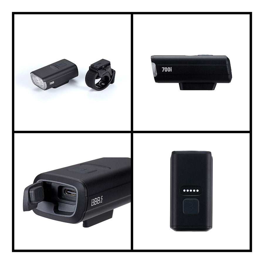 BBB Cycling, BLS-262i Nanostrike 700i, Light, Front, Black