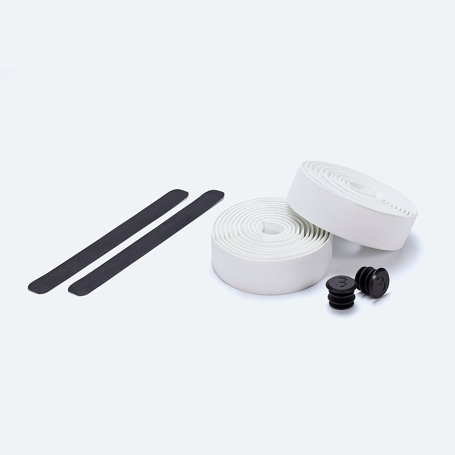 BBB Cycling, BHT-05 RaceRibbon Gel, Handlebar Tape, White, 3.5mm Thick