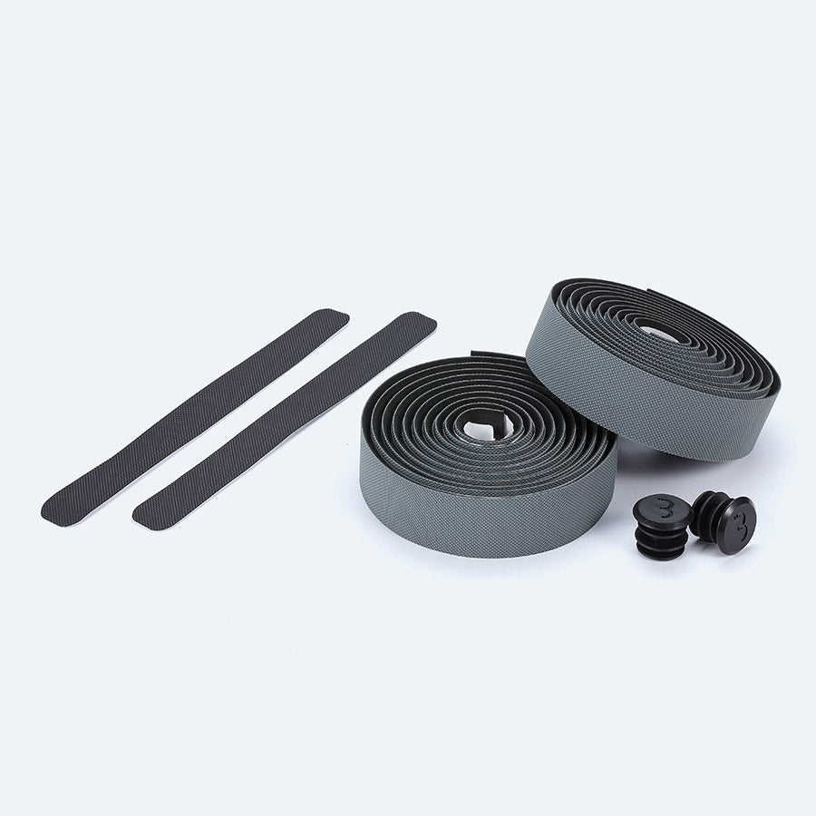 BBB Cycling, BHT-16 GravelRibbon Gel, Handlebar Tape, Grey, 3.5mm Thick