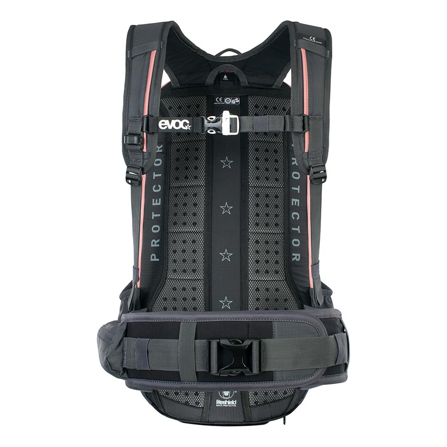 EVOC, FR Enduro, Protector backpack, 16L, Dusty Pink/Carbon Grey, S