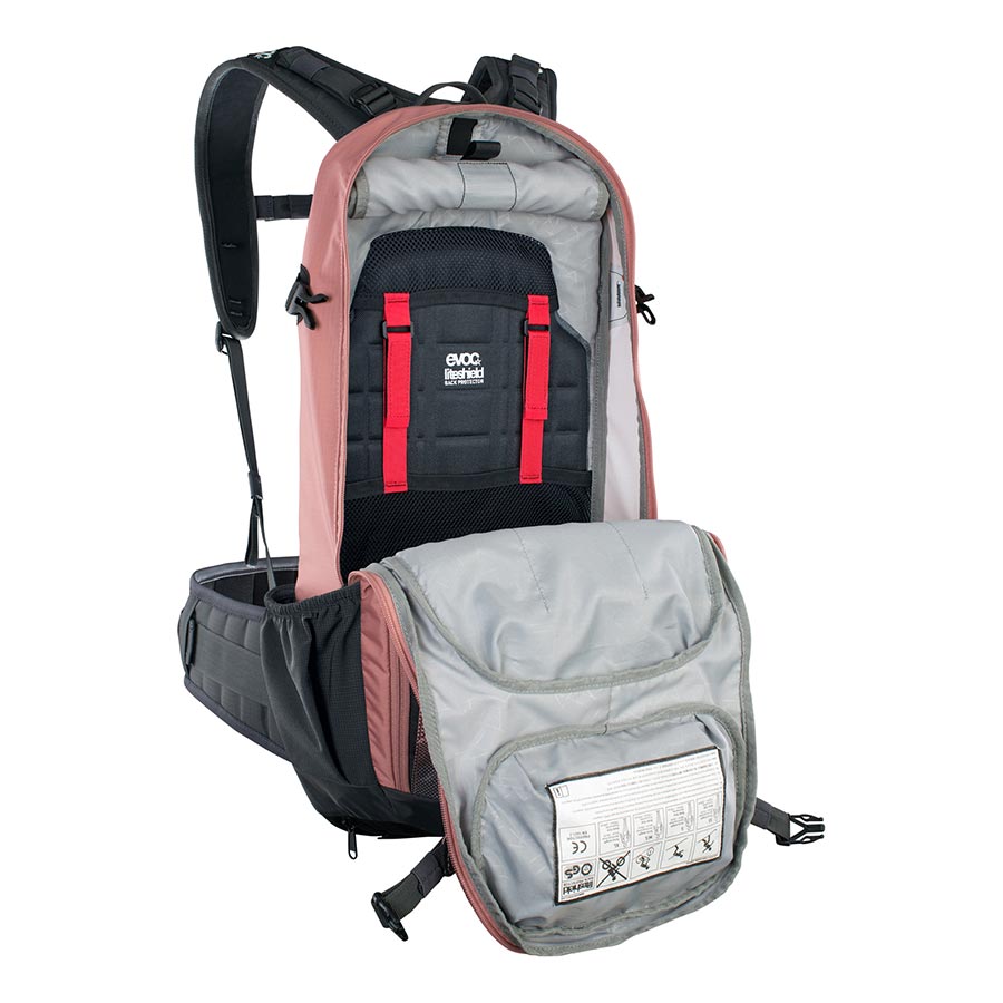 EVOC, FR Enduro, Protector backpack, 16L, Dusty Pink/Carbon Grey, S