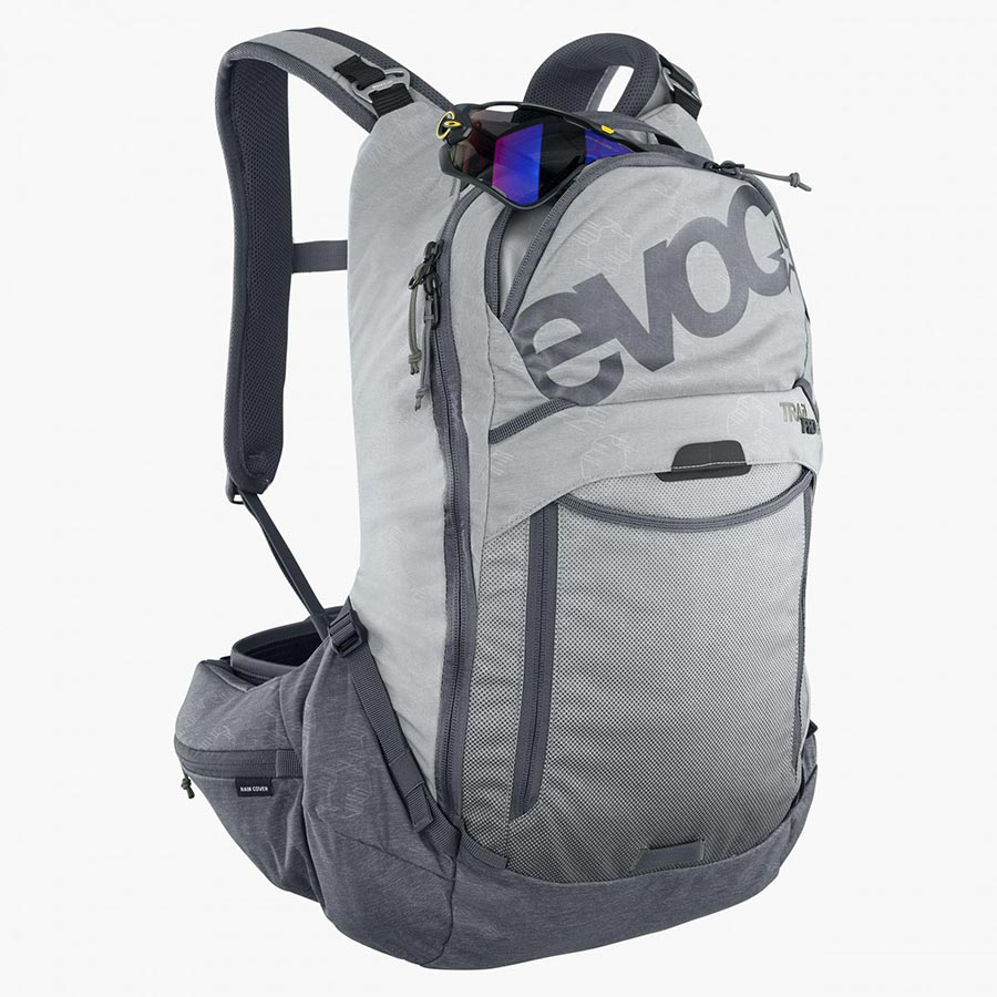 EVOC, Trail Pro 16, Protector backpack, 16L, Stone/Carbon Grey, SM