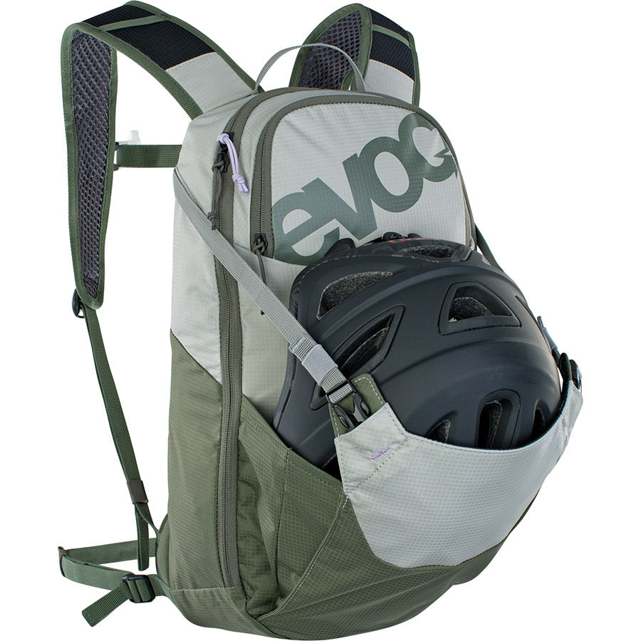 EVOC, Ride 8, Hydration Bag, Volume: 8L, Bladder: Included (2L), Stone - Dark Olive