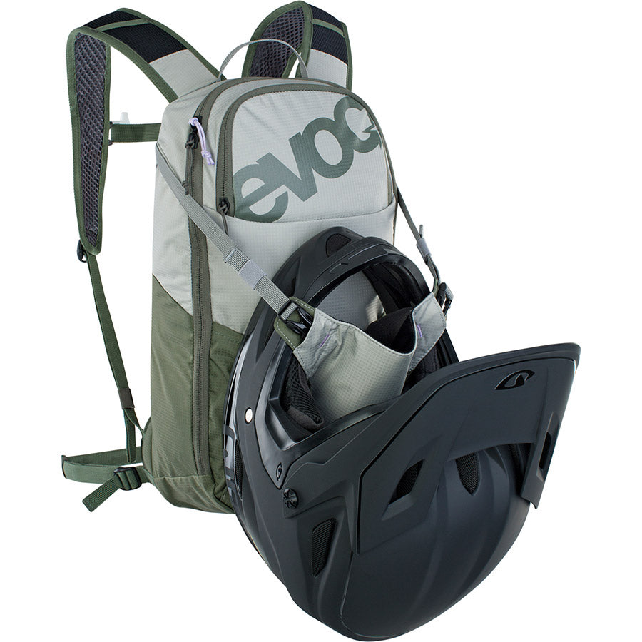 EVOC, Ride 8, Hydration Bag, Volume: 8L, Bladder: Included (2L), Stone - Dark Olive