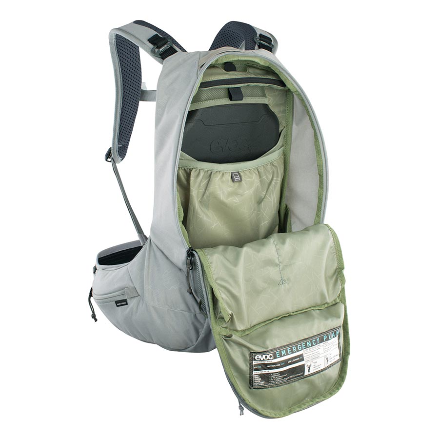 EVOC, Trail Pro SF 12, Protector backpack, 12L, Stone, XS