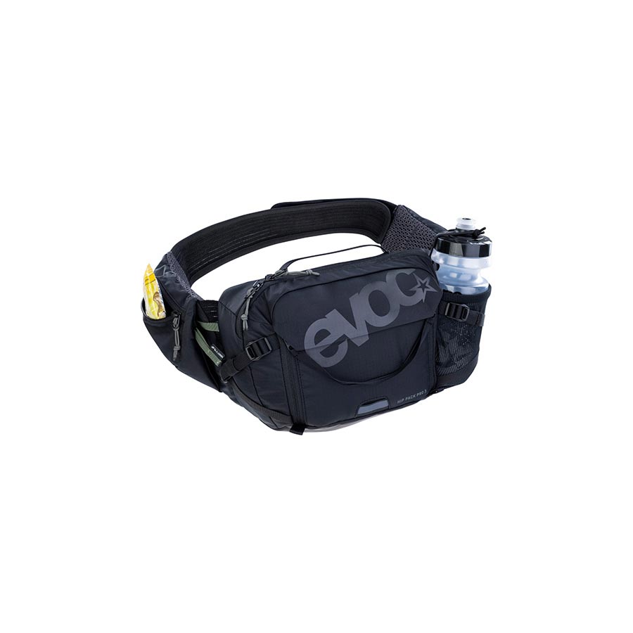 EVOC, Hip Pack Pro 3 +1.5L, Hip Pack, 3L, Bladder included (1.5L), Black