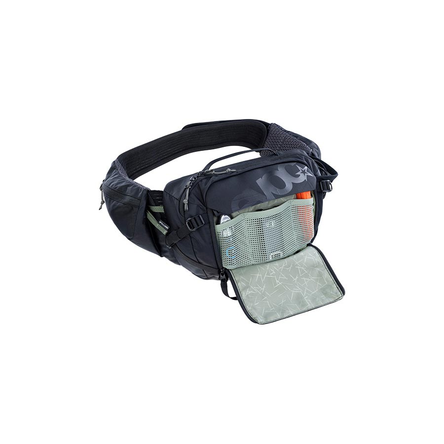 EVOC, Hip Pack Pro 3 +1.5L, Hip Pack, 3L, Bladder included (1.5L), Black