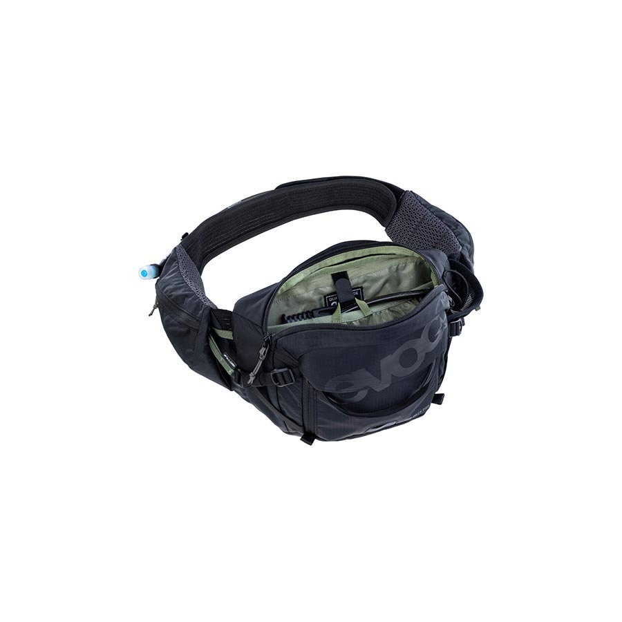 EVOC, Hip Pack Pro 3 +1.5L, Hip Pack, 3L, Bladder included (1.5L), Black