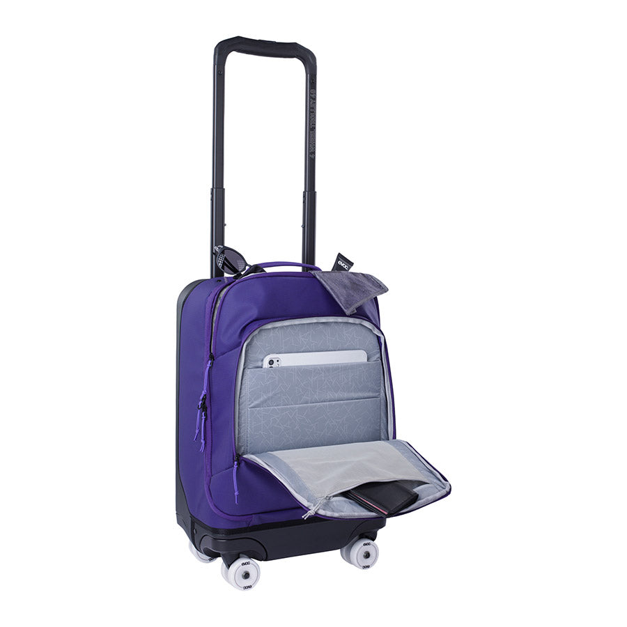 EVOC, 4-Wheel Trolley 40, 40L, Violet/Black
