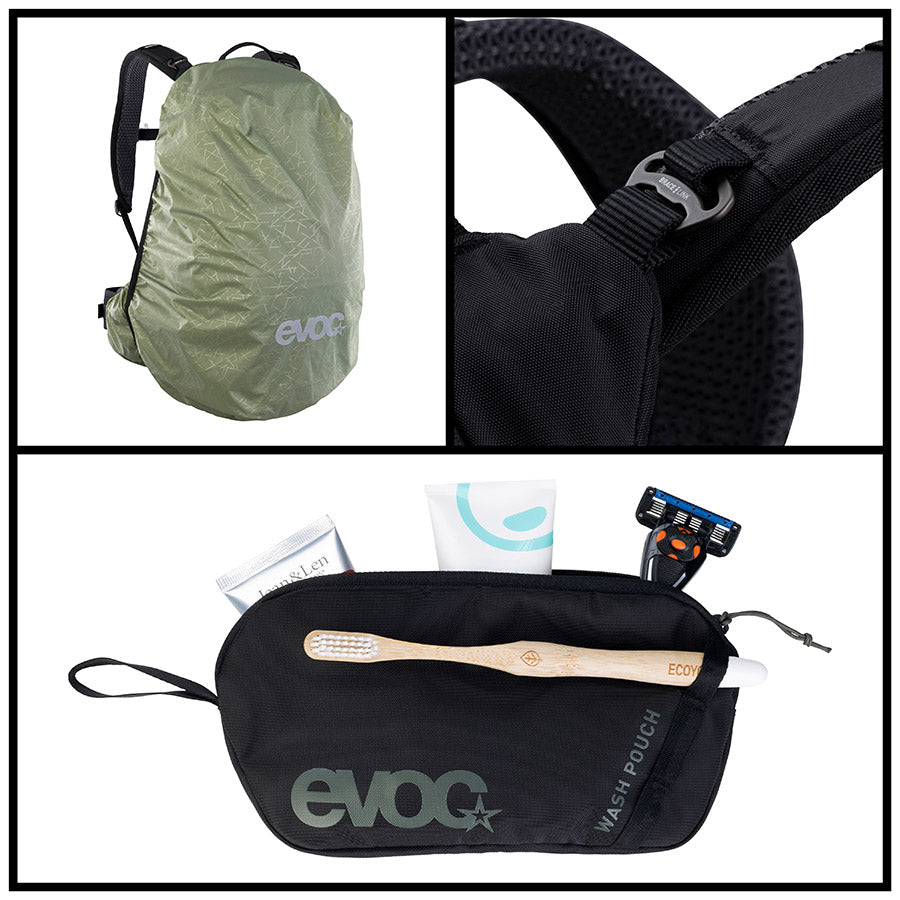 EVOC, Explorer Pro 30, Hydration Bag, Black