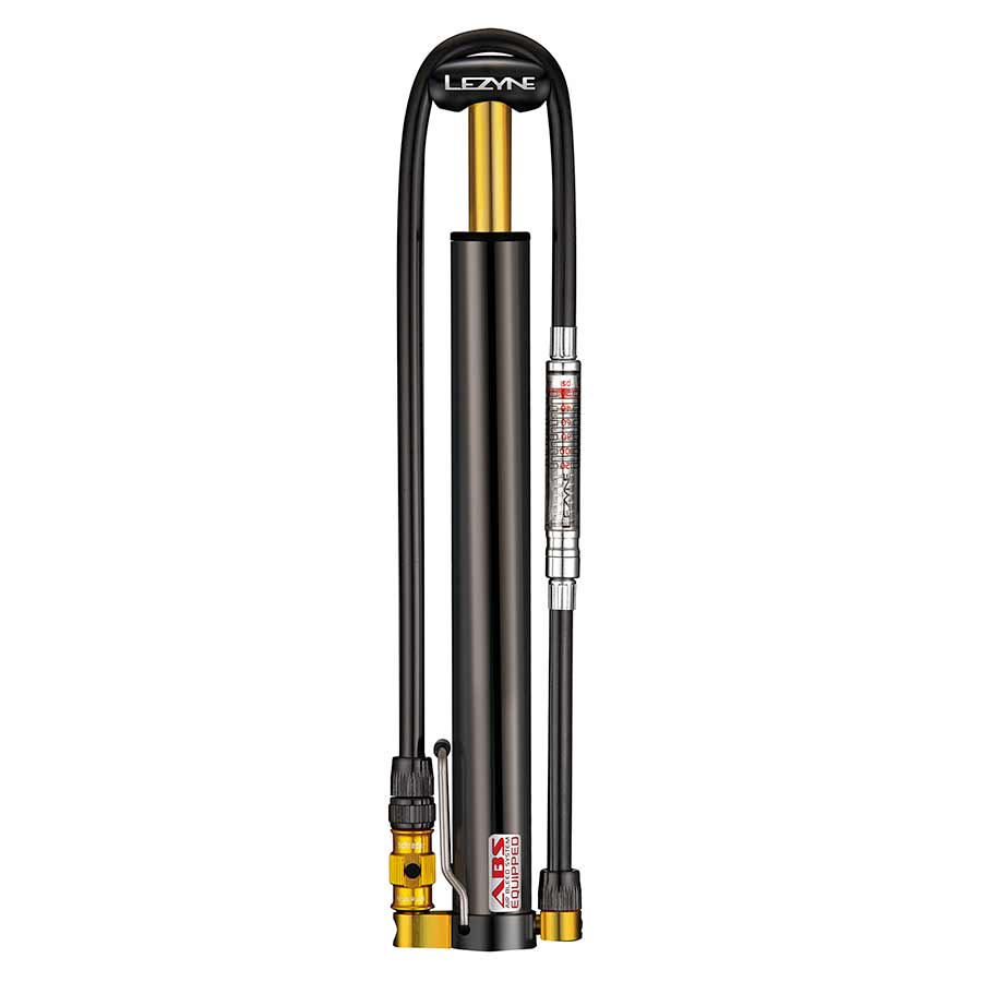 Lezyne, Micro Floor Drive HVG, Pump, ABS flip chuck, 90psi, Black, With Gauge