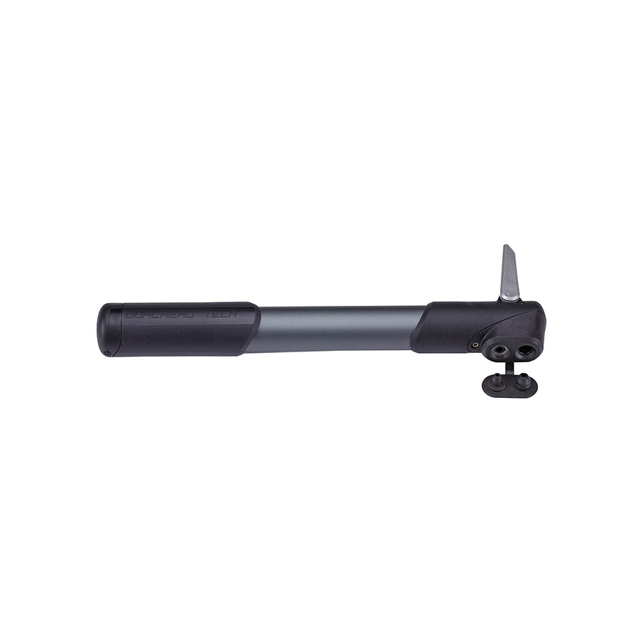 BBB Cycling, BMP-55 WindRush, Pump, 250mm, 100psi, Dual Valve Head, Grey