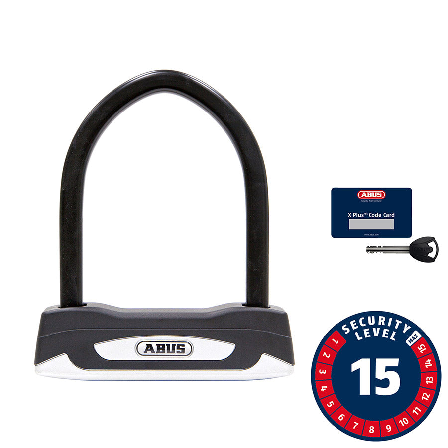 Abus, Granit XPlus 54 Mini, U-Lock, Key, 13mm, 10.8cm x 15.0cm, 4.3" x 5.9", Black