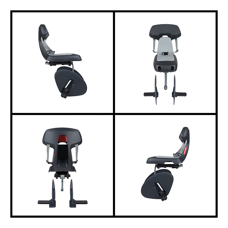 Polisport, Guppy JR MIK, Baby Seat, MIK HD, Max child weight: 27kg, Black