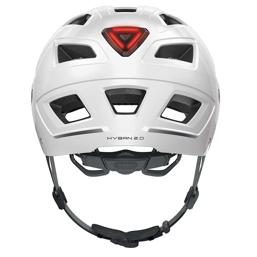 Abus, Hyban 2.0, Helmet, Polar White, M, 52 - 58cm