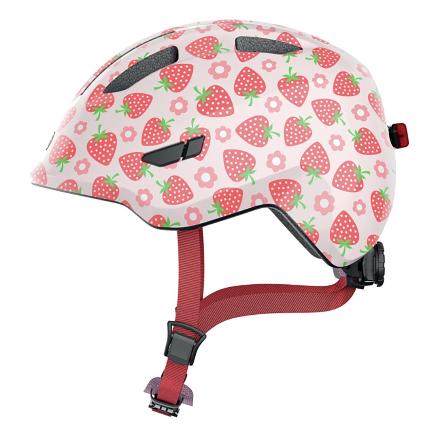 Abus, Smiley 3.0 LED, Helmet, Rose Strawberry, S, 45 - 50cm