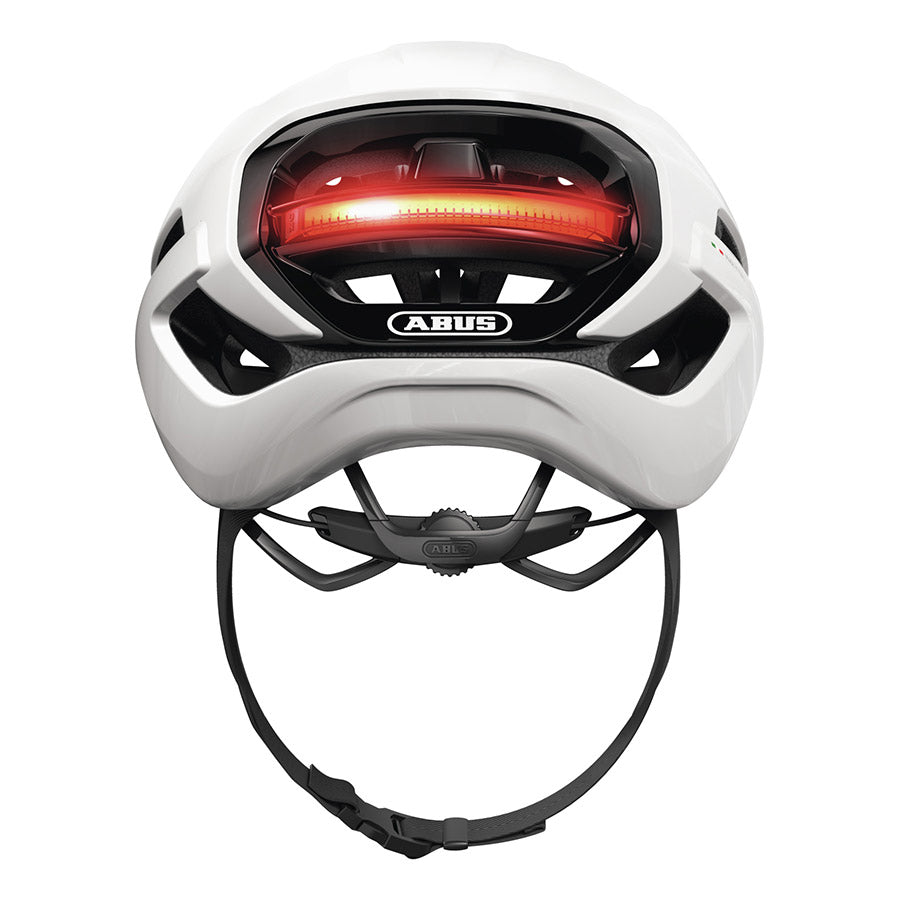 Abus, Taipan LED, Helmet, L, 57 - 61cm, Shiny White