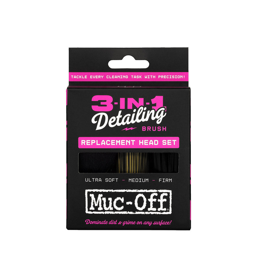 Muc-Off, 3-in-1 Detailing Brush Set, Set