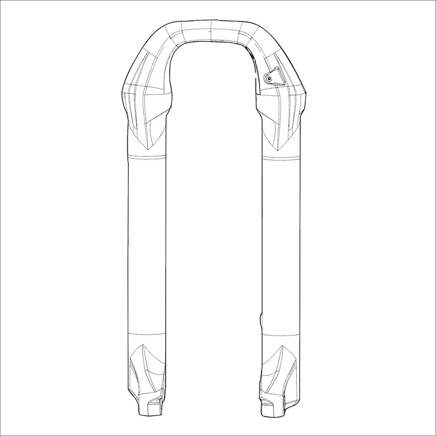 RockShox, Lower Leg for 35G, 27.5", 11.4018.091.048
