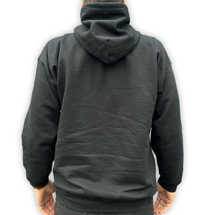 Sweat à capuche zippé OHM Logo Spellout