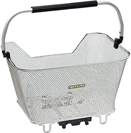 Racktime Bask-it Deluxe Parts & Accessories Racktime Basket Deluxe - Silver 