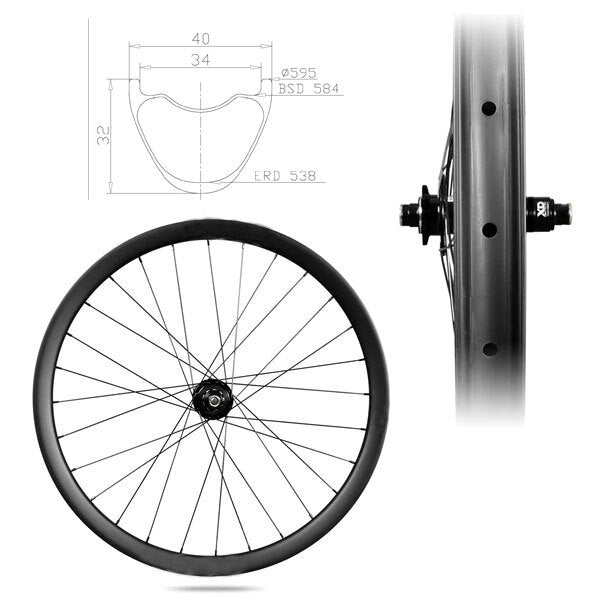 Carbon Fiber Wheel Set