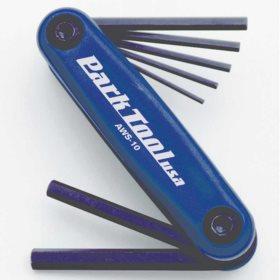 Park Tool, AWS-10, Folding hex wrench set, 1.5mm, 2mm, 2.5mm, 3m, 4mm, 5mm and 6mm Park Tool