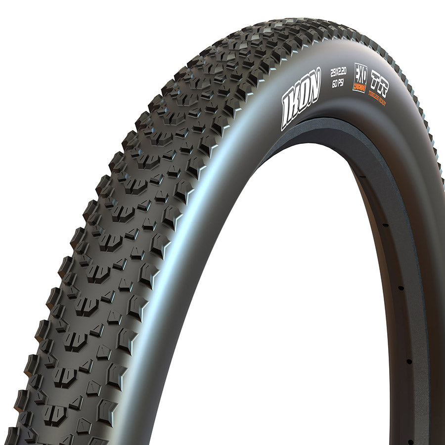 Maxxis, Ikon, Mountain Tire, 29"x2.35, Folding, Tubeless Ready, MaxxSpeed, EXO, 120TPI, Black
