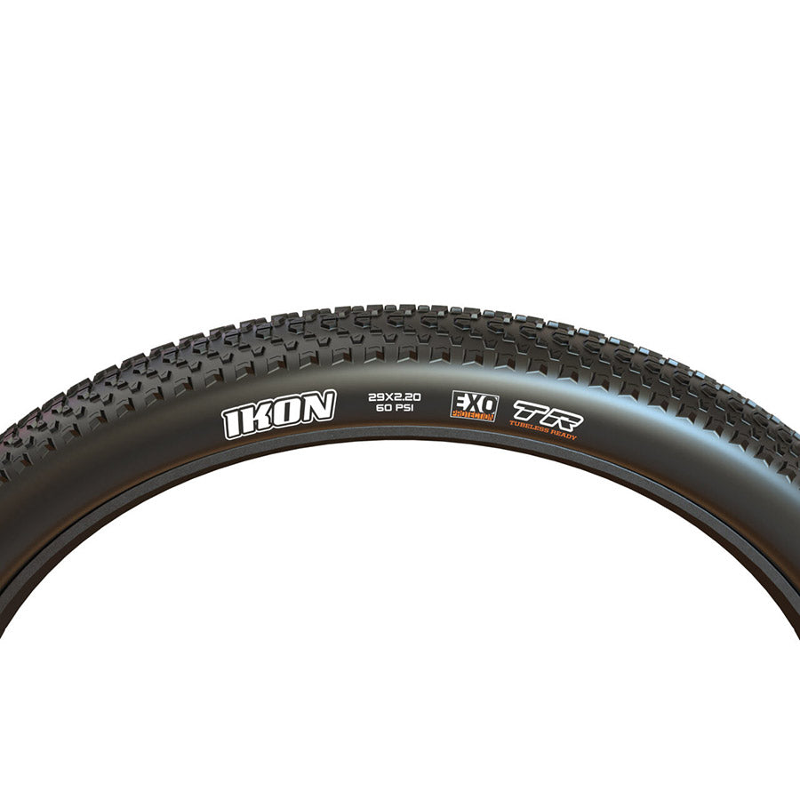 Maxxis, Ikon, Mountain Tire, 29"x2.35, Folding, Tubeless Ready, MaxxSpeed, EXO, 120TPI, Black