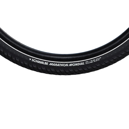 Schwalbe, Marathon Mondial, Hybrid Tire, 700x50C, Folding, Clincher, Addix, V-Guard, 67TPI, Black