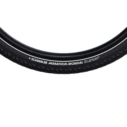 Schwalbe, Marathon Mondial, Hybrid Tire, 700x47C, Wire, Clincher, Addix, RaceGuard, 67TPI, Black