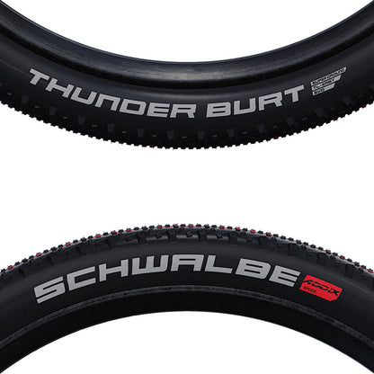 Schwalbe, Thunder Burt, Mountain Tire, 29x2.10, Folding, Tubeless Ready, Addix Speed, Super Ground, 67TPI, Black