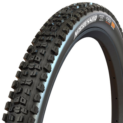 Maxxis, Aggressor, Mountain Tire, 29''x2.50, Folding, Tubeless Ready, Dual, Double Down, 120x2TPI, Black