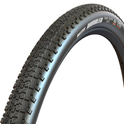 Maxxis, Rambler, Gravel Tire, 700x38C, Folding, Tubeless Ready, Dual, EXO, 120TPI, Black