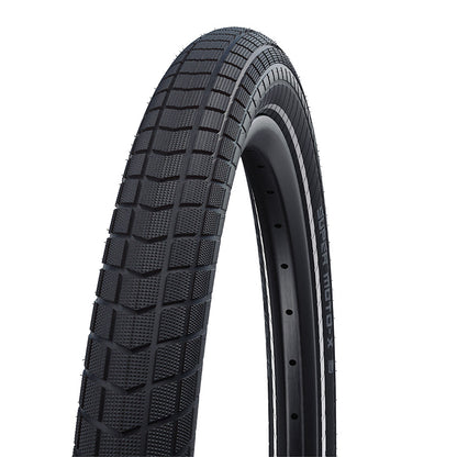 Schwalbe, Super Moto-X, Hybrid Tire, 20''x4.00, Wire, Clincher, Addix Green, RaceGuard, TwinSkin, Double Defence, Reflex, 2 x 67 EPI, Black