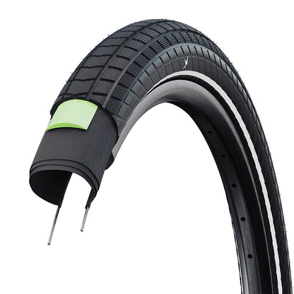 Schwalbe, Super Moto-X, Hybrid Tire, 26"x2.40, Wire, Clincher, Addix, DD, GreenGuard, 67TPI, Black