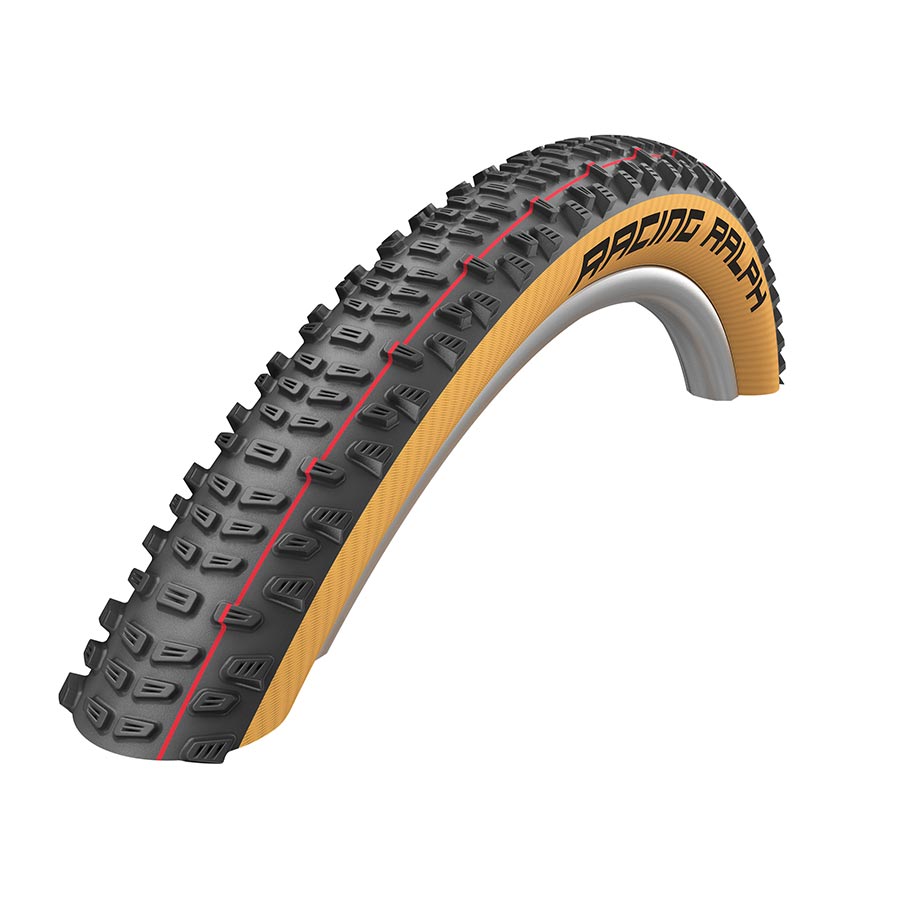 Schwalbe, Racing Ralph, Mountain Tire, 29''x2.25, Folding, Tubeless Ready, Addix Speedgrip, Super Race, TL Easy, 67TPI, Tanwall